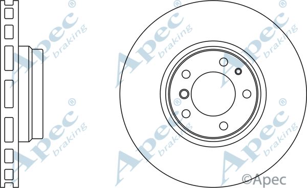 APEC BRAKING Тормозной диск DSK2009